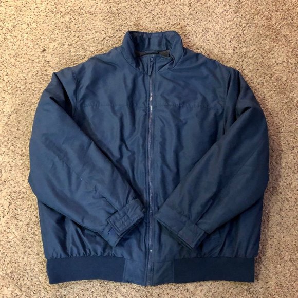 King Size Coat Mens 3XL Used Blue Lined - Picture 2 of 8
